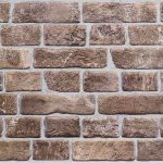3D PVC panel - Brick Brown Retro