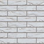 3D PVC panel - Brick Loft White
