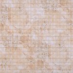 3D PVC panel - Mosaic Beige Silver