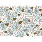 3D PVC panel - Mosaic Camomile Fantasy