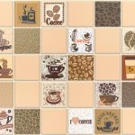 3D PVC panel - Mosaic Coffee With Milk Beige