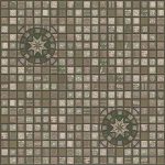 3D PVC panel - Mosaic Olive Medallion