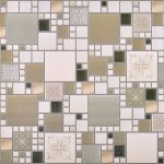 3D PVC panel - Mosaic Olive Modern