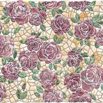 3D PVC panel - Mosaic Stone Rose