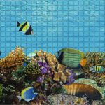 3D PVC panel - Mosaic Underwater World