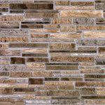 3D PVC panel - Stone Brown Plastushka