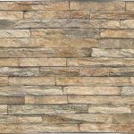 3D PVC panel - Stone Flate Beige Slate