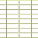 3D PVC panel - Tile Backing White