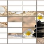 3D PVC panel - Tile Stone Garden