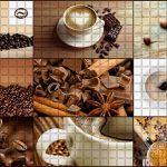 3D PVC panel - Mosaic Coffee House