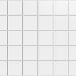 3D PVC panel - Mosaic Promo White