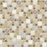 3D PVC panel - Mosaic Sand Shell