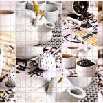 3D PVC panel - Mosaic Tea Ceremony
