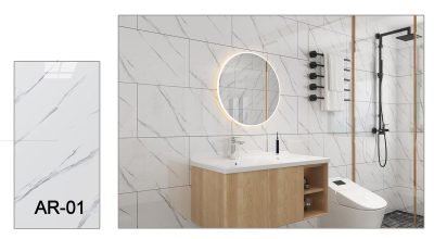 Samoljepljivi PVC panel Marble White - AR-01 - Slika 2